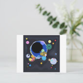 Verschillende cirkels, Wassily Kandinsky digitaal Briefkaart (Staand voorkant)