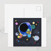 Verschillende cirkels, Wassily Kandinsky digitaal Briefkaart (Voorkant / Achterkant)