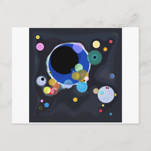 Verschillende cirkels, Wassily Kandinsky digitaal Briefkaart