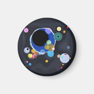 Verschillende cirkels, Wassily Kandinsky digitaal Magneet
