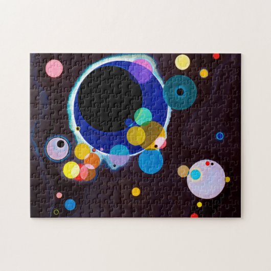 Verschillende cirkels, Wassily Kandinsky Legpuzzel (Horizontaal)