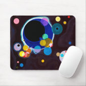 Verschillende cirkels, Wassily Kandinsky Muismat (Met muis)