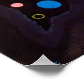 Verschillende cirkels, Wassily Kandinsky Poster (Hoek)