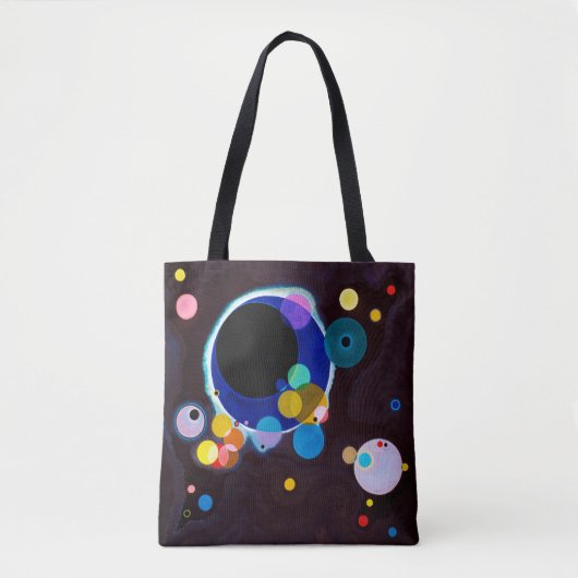 Verschillende cirkels, Wassily Kandinsky Tote Bag (Voorkant)