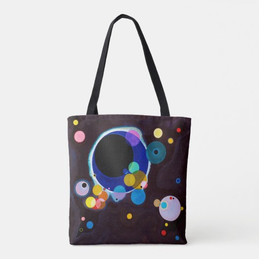 Verschillende cirkels, Wassily Kandinsky Tote Bag (Achterkant)