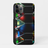 Verschillende cocktails in martinibrillen met verl Case-Mate iPhone case (Achterkant)