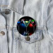 Verschillende cocktails in martinibrillen met verl ronde button 7,6 cm (In situ)