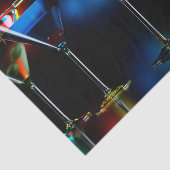 Verschillende cocktails in martinibrillen met verl tissuepapier (Detail)