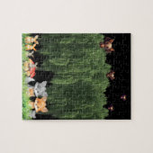 verschillende dieren familie Puzzel (Horizontaal)