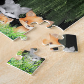 verschillende dieren familie Puzzel (Zijkant)
