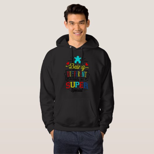 Verschillende dingen maken me tot superspeciale au hoodie (Voorkant volledig)