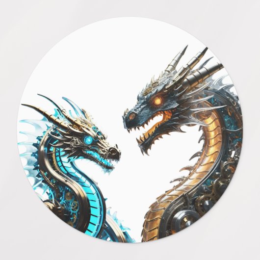 Verschillende Dragon Stickers (Design 2)