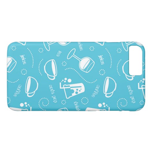 Verschillende drinken Case-Mate iPhone case (Achterkant (Horizontaal))