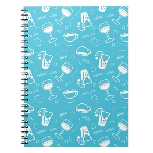 Verschillende drinken notitieboek (Voorkant)