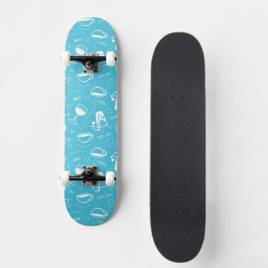 Verschillende drinken persoonlijk skateboard (Voorkant)