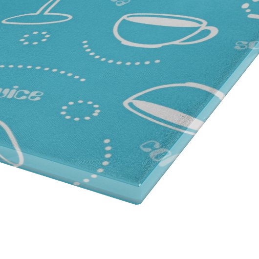 Verschillende drinken snijplank (Hoek)