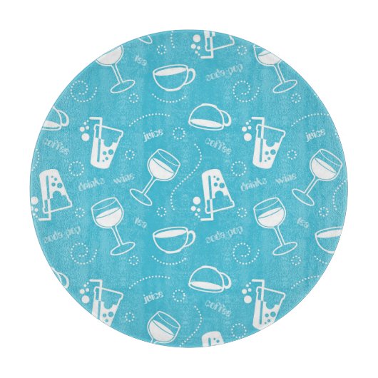 Verschillende drinken snijplank (Voorkant)