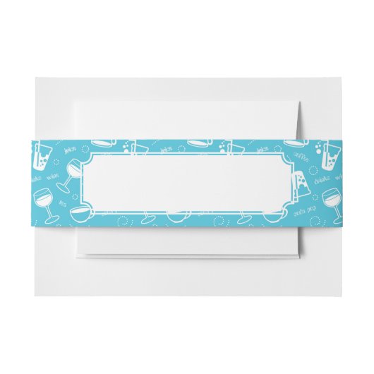 Verschillende drinken uitnodigingen wikkel (Voorkant Voorbeeld)