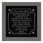 Verschillende drummer — grote Poster afdrukken (Voorkant)