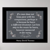 Verschillende drummer - kunstmatig poster (Voorkant)