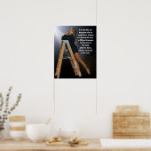 Verschillende Drummer Quote Ladder Poster (Keuken)