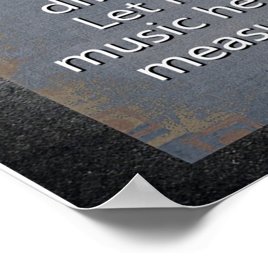 Verschillende drummer — Thoreau Quote — Art Print (Hoek)