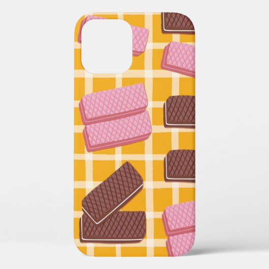 Verschillende gearomatiseerde wafers naadloze acht Case-Mate iPhone case (Achterkant)