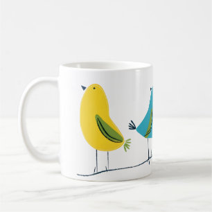 Verschillende gekleurde vogels op een MOK