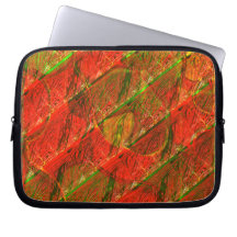 Verschillende gespot en krassen lichtrood