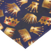 Verschillende goudkroonpatronen tafelkleed (Gekanteld)