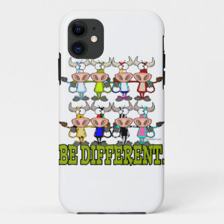 VERSCHILLENDE grappige koeien iPhone 11 Hoesje