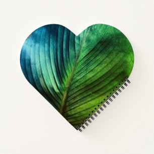 Verschillende groene tinten notitieboek