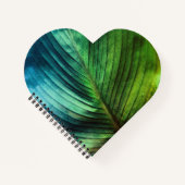 Verschillende groene tinten notitieboek (Voorkant)