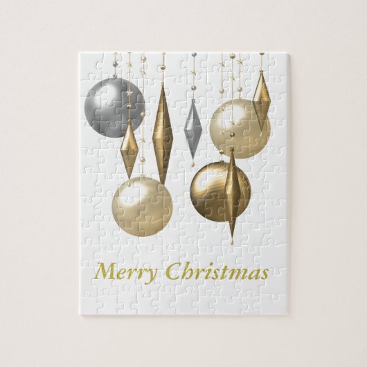 verschillende hangende kerstbal legpuzzel (Verticaal)