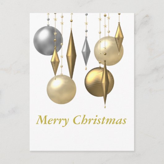 verschillende hangende kerstdagen feestdagenkaart (Voorkant)