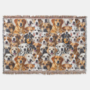 Verschillende hondenrassen deken