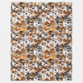 Verschillende hondenrassen fleece deken (Voorkant)