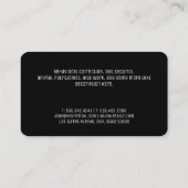 Verschillende Hondenrassen | houtnerf Visitekaartje (Achterkant)