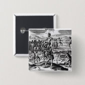 Verschillende Indiase Spelen, uit Amerika Vierkante Button 5,1 Cm (Voorkant /achterkant)