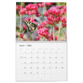 Verschillende insecten en bloemen 12 maanden kalen kalender (Mar 2026)