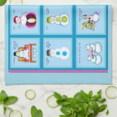 Verschillende keukenhanddoeken Snow Folks (Gevouwen)