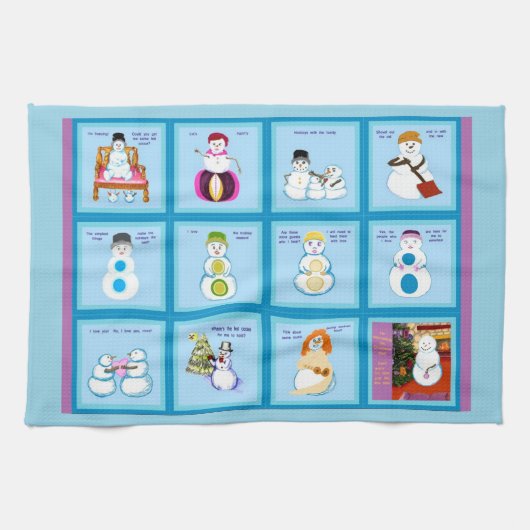 Verschillende keukenhanddoeken Snow Folks (Horizontaal)