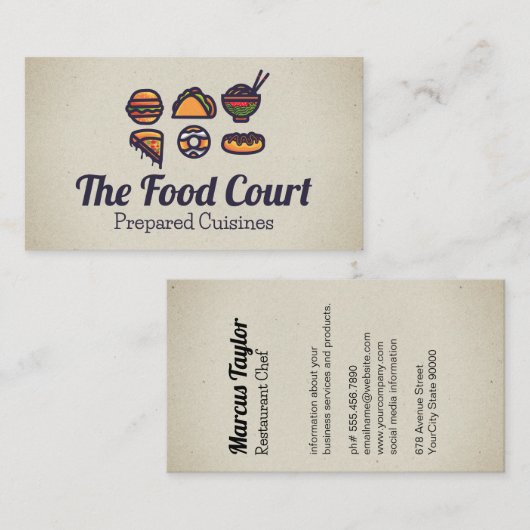 Verschillende Keukens  Visitekaartje (Voorkant / Achterkant)