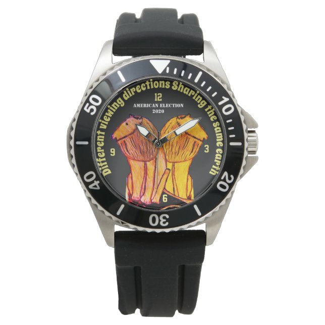 Verschillende kijkrichtingen horloge (Voorkant)