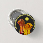 Verschillende kijkrichtingen ronde button 3,2 cm (Voorkant /achterkant)