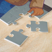 verschillende kinderpuzzels legpuzzel (Zijkant)