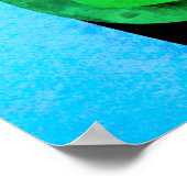 Verschillende kleur Auto met dierentuindieren Poster (Hoek)