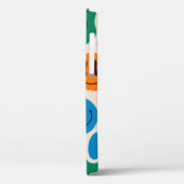 Verschillende kleurrijke smeltende glimlende gezic Case-Mate iPhone case (Achterkant / Links)