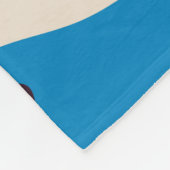 Verschillende kleurrijke smeltende glimlende gezic fleece deken (Hoek)