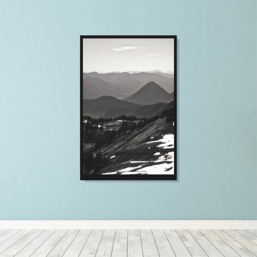 Verschillende landschappen canvas afdruk (Insitu (Houten vloer))